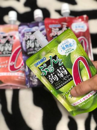 ORIHIRO 오리히로 곤약젤리 제로칼로리 130g 4종 4팩(맛별로 1팩씩) — 5점을 준 리뷰어가 2023년 2월 올린 사용 사진