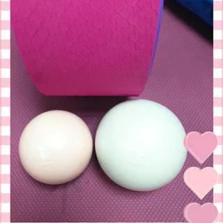트라택 쿠셔닝 웨이트볼 0.5kg + 1kg SET — 5점을 준 리뷰어가 2022년 4월 올린 사용 사진