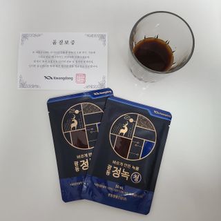 광동생활건강 [광동] 바르게 만든 녹용, 광동정녹청 — 3.5점을 준 리뷰어가 2021년 12월 올린 사용 사진