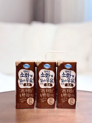 [구매평]덴마크 소화가 잘되는 우유로 만든 초코, 190ml, 24개 — 5점을 준 리뷰어가 2025년 2월 올린 사용 사진