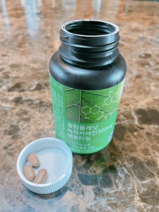 슬림플래닛 녹차카테킨 500mg 애프터밀 — 4점을 준 리뷰어가 2021년 3월 올린 사용 사진