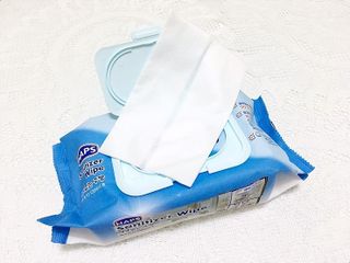 햅스 세균없는 주방 대형 2팩, HAPS sanitizer wipe — 5점을 준 리뷰어가 2022년 1월 올린 사용 사진