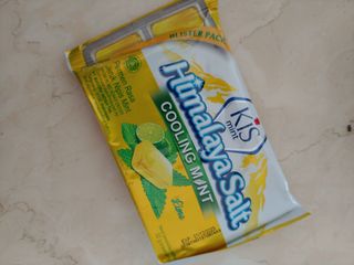 마요라 히말라야 솔트 캔디 2종-페퍼민트 맛, 라임민트 맛 — 4.5점을 준 리뷰어가 2022년 12월 올린 사용 사진