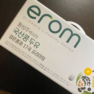 이롬 황성주 박사의 국산콩 두유 검은콩과 17곡 프리미엄 — 5점을 준 리뷰어가 2021년 5월 올린 사용 사진