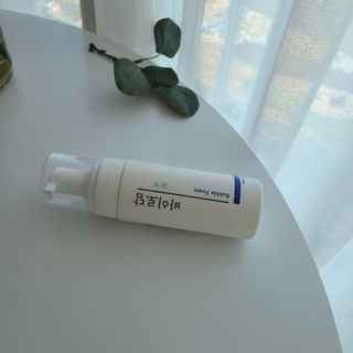 [바이로담] 저자극 약산성버블 폼 폼클렌징 150ml — 5점을 준 리뷰어가 2021년 3월 올린 사용 사진