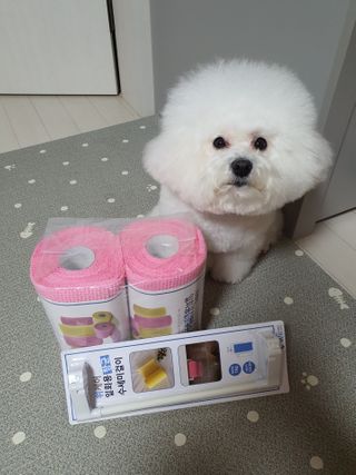위케어 일회용 향균 수세미 50매 2롤 세트 총 100매 Pink — 5점을 준 리뷰어가 2021년 2월 올린 사용 사진