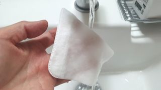 디어엘로디 프리미엄 유기농 베이비 솜티슈 40매 3 + 1 PACK — 5점을 준 리뷰어가 2021년 3월 올린 사용 사진