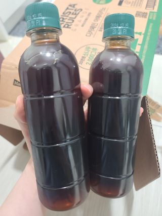 무라벨 바리스타룰스 디카페인 아메리카노 — 5점을 준 리뷰어가 2024년 4월 올린 사용 사진