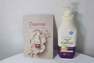 [카프리나]프레쉬 산양밀크 어메이징 바디로션 350ml (시어버터 향) — 5점을 준 리뷰어가 2023년 6월 올린 사용 사진