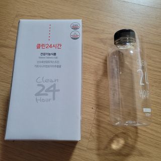 클린24시간 1BOX(5포) + 전용보틀(500ml) — 3점을 준 리뷰어가 2022년 8월 올린 사용 사진