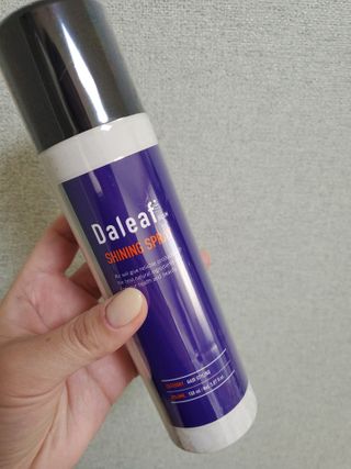 달리프 글램 샤이닝 스프레이 150ml — 3점을 준 리뷰어가 2021년 2월 올린 사용 사진