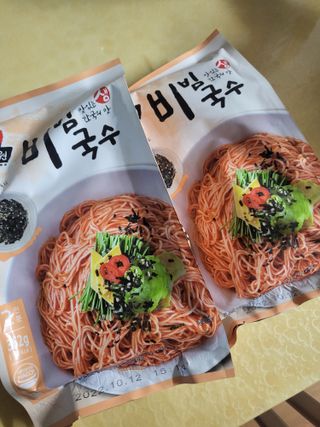 [한면원] 비빔국수 2인분 — 4.5점을 준 리뷰어가 2022년 8월 올린 사용 사진