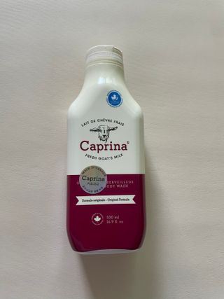 카프리나 프레쉬 산양밀크 어메이징 바디워시 500ml (오리지널향) — 5점을 준 리뷰어가 2023년 5월 올린 사용 사진
