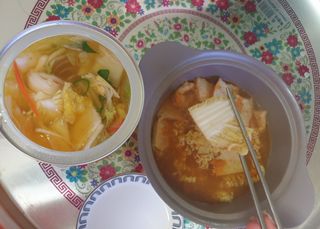셰프애찬 단호박 백김치 1kg — 4점을 준 리뷰어가 2022년 10월 올린 사용 사진
