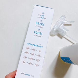 위케어 천연 주방세세, 에어프라이어세제, 다목적세정제, 발포텀블러세정제 — 5점을 준 리뷰어가 2021년 2월 올린 사용 사진