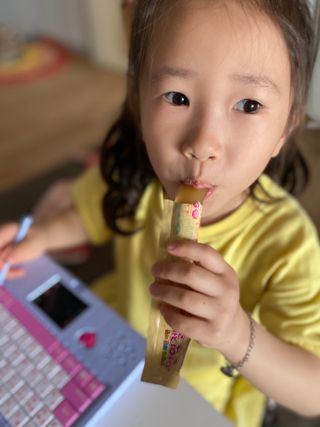 다나음 셀렌에 빠진 아연면역젤리 열대과일맛+사과맛 — 5점을 준 리뷰어가 2023년 4월 올린 사용 사진