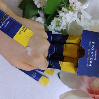 리더스코스메틱 리더스 프로 하이드라 아미노 슬리핑 마스크 — 5점을 준 리뷰어가 2021년 1월 올린 사용 사진