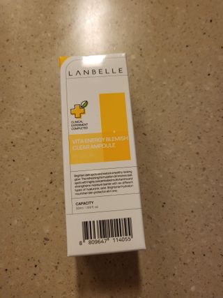 랑벨 비타 에너지 잡티 앰플 50ml 고농축 비타민, 저자극, 수분 촉촉, 미백 앰플 — 5점을 준 리뷰어가 2022년 4월 올린 사용 사진