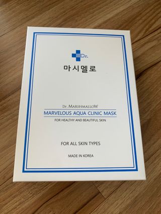 닥터마시멜로 닥터마스멜로 마블러스 아쿠아 클리닉 마스크 — 4.5점을 준 리뷰어가 2021년 2월 올린 사용 사진