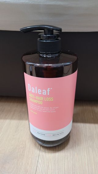 달리프 진저 베러 퍼퓸 탈모 완화 샴푸 1000ml 향 3종 — 4점을 준 리뷰어가 2021년 2월 올린 사용 사진