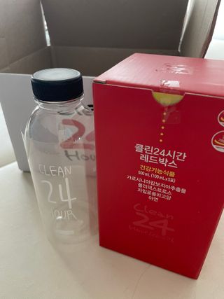 클린24시간 레드박스 1BOX(5포) + 전용보틀(500ml) — 5점을 준 리뷰어가 2024년 3월 올린 사용 사진