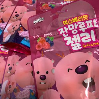[팔도] 잔망루피젤리 믹스베리맛 42g 8개 — 5점을 준 리뷰어가 2022년 2월 올린 사용 사진