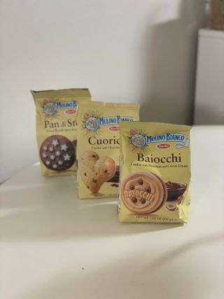 바릴라 몰리노비앙코 쿠키 3종_판디스텔라,쿠오리치니,바이오치 — 4점을 준 리뷰어가 2022년 1월 올린 사용 사진