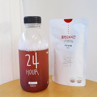 클린24시간 1BOX(5포) + 전용보틀(500ml) — 5점을 준 리뷰어가 2023년 7월 올린 사용 사진