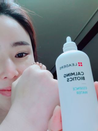 리더스코스메틱 리더스 카밍 바이오틱스 에센스 워터 — 5점을 준 리뷰어가 2021년 6월 올린 사용 사진