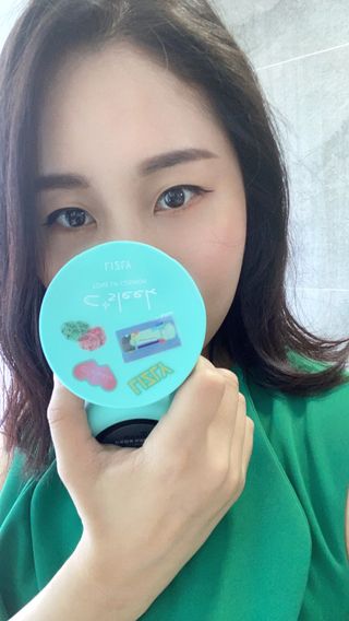 리즐리 씨슬릭 톤업 쿨링 쿠션 15g — 4.5점을 준 리뷰어가 2021년 7월 올린 사용 사진