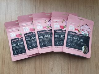 일동제약 마이니 마이니 늘씬날씬 콜라겐 세트 — 5점을 준 리뷰어가 2021년 3월 올린 사용 사진