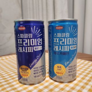 한미사이언스 [한미] 스파클링 프리미엄 레시피 (카페인, 제로카페인 2종)각5개총10개제공 — 5점을 준 리뷰어가 2025년 1월 올린 사용 사진