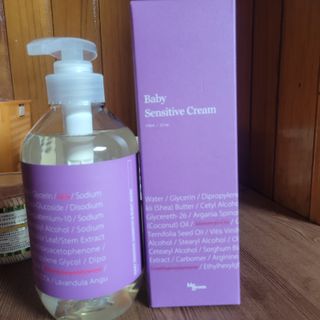 빅그린 베이비라인 3종세트 - 샴푸앤바디워시500ml,올인원로션500ml,바디크림170ml — 5점을 준 리뷰어가 2022년 11월 올린 사용 사진