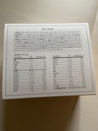 네이처셋 멀티비타민 종합비타민팩 1개월분 — 5점을 준 리뷰어가 2021년 6월 올린 사용 사진