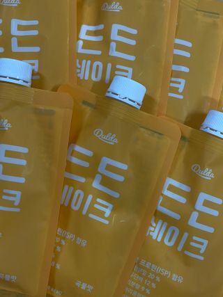 [덜다] 든든 식물성 단백질 쉐이크 40g X 7입 (곡물/딸기) — 5점을 준 리뷰어가 2023년 8월 올린 사용 사진