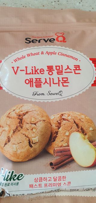 서브큐 V-like 통밀스콘 2종 (애플시나몬+피칸크랜베리) — 5점을 준 리뷰어가 2022년 8월 올린 사용 사진