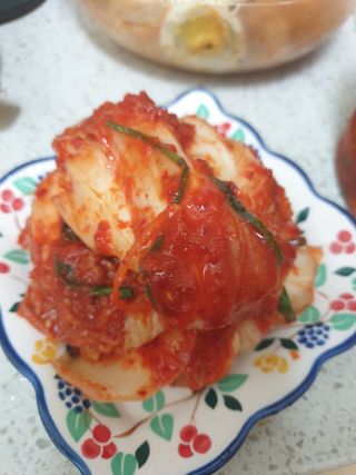 셰프애찬 알배기 겉절이 김치 1kg — 5점을 준 리뷰어가 2022년 9월 올린 사용 사진