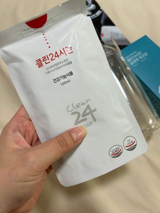 클린24시간 1BOX(5포) + 전용보틀(500ml) — 5점을 준 리뷰어가 2023년 7월 올린 사용 사진