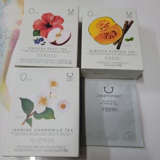 딜라이트 프로젝트 블렌딩티 우엉호박티, 히비후르츠티, 쟈스민캐모티 — 5점을 준 리뷰어가 2021년 7월 올린 사용 사진