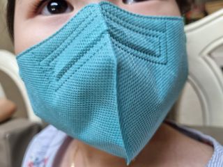 애니가드키즈 라이트 소형 5컬러 각 10매입 [크리미베이지, 코튼핑크, 블루레이크, 페일로즈, 민트그린] — 5점을 준 리뷰어가 2022년 6월 올린 사용 사진