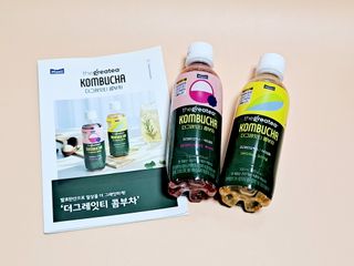 더그레잇티 콤부차 300ml *12개입 (오리지널 6개+베리리치 6개) — 4점을 준 리뷰어가 2022년 7월 올린 사용 사진