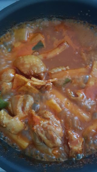한성기업 무볼레 닭떡볶이+해물떡볶이 2종 세트 — 5점을 준 리뷰어가 2021년 9월 올린 사용 사진