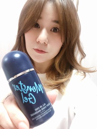 [바록스] 류현진 올인원 바디릴렉싱 몬스터겔 50ml — 5점을 준 리뷰어가 2021년 3월 올린 사용 사진