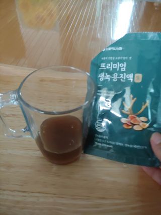 서울약사신협 약사신협_생녹용 진액_70ml x 30포 — 5점을 준 리뷰어가 2021년 7월 올린 사용 사진