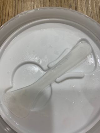 리더스코스메틱 리더스 카밍 클리어 밀크 필 클렌즈 밤 — 3.5점을 준 리뷰어가 2021년 1월 올린 사용 사진