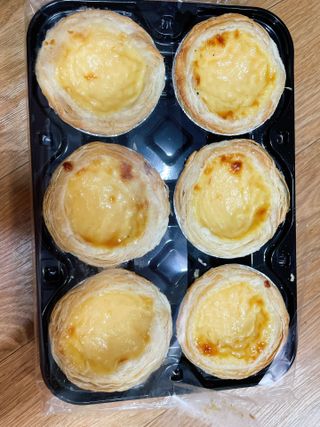 디앙뜨 포르투갈 에그타르트 오리지널 맛+패션후르츠 맛 중 택1 — 4점을 준 리뷰어가 2021년 7월 올린 사용 사진