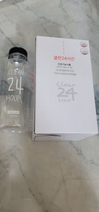 클린24시간 1BOX(5포) + 전용보틀(500ml) — 5점을 준 리뷰어가 2023년 5월 올린 사용 사진