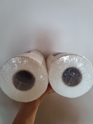 부직포나라 중금속유해물질ZERO 뜯어쓰는 주방 일회용수세미 60매 2매 — 3점을 준 리뷰어가 2022년 10월 올린 사용 사진