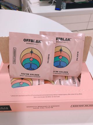 [오프블랙] 아침을 상큼하게 시작하는 에너지티! 유아골든 블렌딩홍차 12T — 5점을 준 리뷰어가 2021년 11월 올린 사용 사진