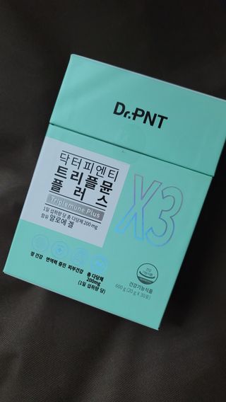 [Dr.PNT] 닥터피엔티 트리플뮨 플러스 [1개월분] — 5점을 준 리뷰어가 2022년 12월 올린 사용 사진